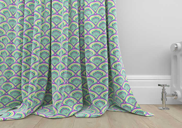 Deco Sea Shells, Neopolitan - Made To Measure Curtains - Image 6